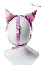 Load image into Gallery viewer, Pink Holographic Dog Mask