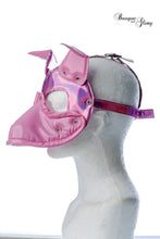 Load image into Gallery viewer, Pink Holographic Dog Mask