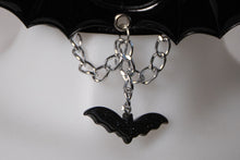 Load image into Gallery viewer, Glittery resin bat charm