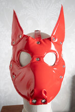 Load image into Gallery viewer, PVC Fetish Dog Mask