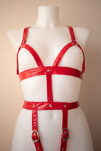 Load image into Gallery viewer, Red Full Body Harness