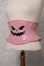 Load image into Gallery viewer, Pink PVC Pumpkin face corset