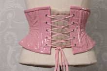 Load image into Gallery viewer, PVC corset back laced up