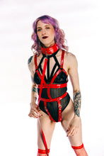 Load image into Gallery viewer, Red Full Body Harness