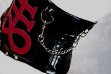 Load image into Gallery viewer, PVC Chain corset Leviathan Cross