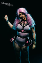 Load image into Gallery viewer, Queen Of Hearts Harness And Peplum Skirt set