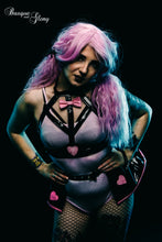 Load image into Gallery viewer, Queen Of Hearts Harness And Peplum Skirt set
