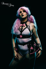 Load image into Gallery viewer, Queen Of Hearts Harness And Peplum Skirt set