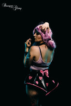 Load image into Gallery viewer, Queen Of Hearts Harness And Peplum Skirt set