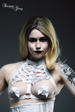 Load image into Gallery viewer, White pvc harness