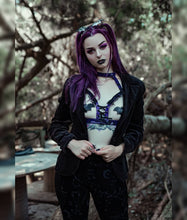 Load image into Gallery viewer, purple and black pvc harness