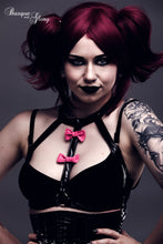 Load image into Gallery viewer, Pretty in Kink Harness and Peplum Belt