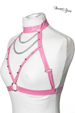 Load image into Gallery viewer, Pink Dominatrix Harness