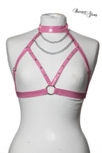 Load image into Gallery viewer, Pink Dominatrix Harness