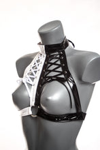 Load image into Gallery viewer, Black and white harness