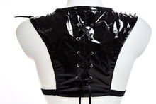 Load image into Gallery viewer, black pvc top