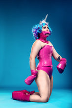 Load image into Gallery viewer, Pony Girl Neck Corset