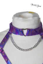 Load image into Gallery viewer, purple holographic harness
