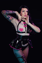 Load image into Gallery viewer, Pretty in Kink Harness and Peplum Belt