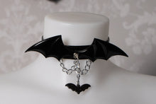 Load image into Gallery viewer, Black bat wing choker

