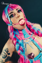 Load image into Gallery viewer, Bubblegum Ball Gag Face Harness

