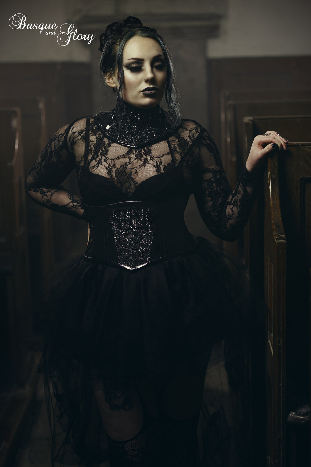 Pvc Basque Glitter Couture PVC Corset – Basque and Glory