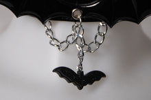 Load image into Gallery viewer, Glittery resin bat charm
