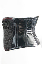 Load image into Gallery viewer, Glitter PVC Corset
