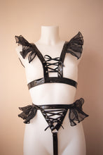 Load image into Gallery viewer, PVC harness with frills
