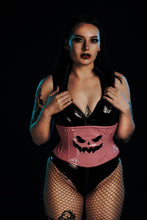 Load image into Gallery viewer, PVC Pumpkin face corset
