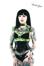 Load image into Gallery viewer, Green Holographic harness

