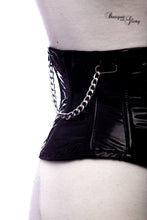 Load image into Gallery viewer, Chain on PVC corset
