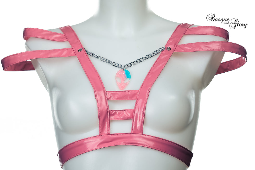Pink Space Babe Harness