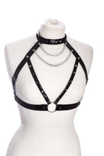 Load image into Gallery viewer, black pvc harness
